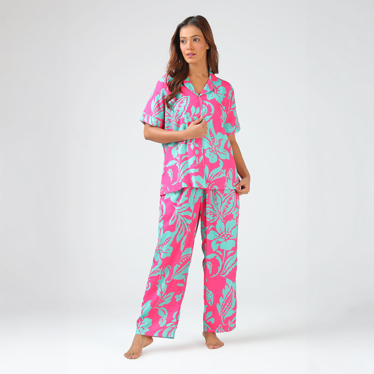 Pink Paradise Pajama Set