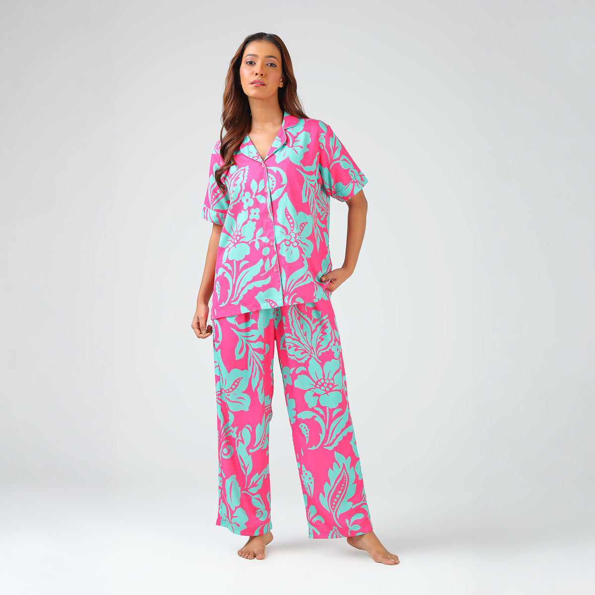Pink Paradise Pajama Set