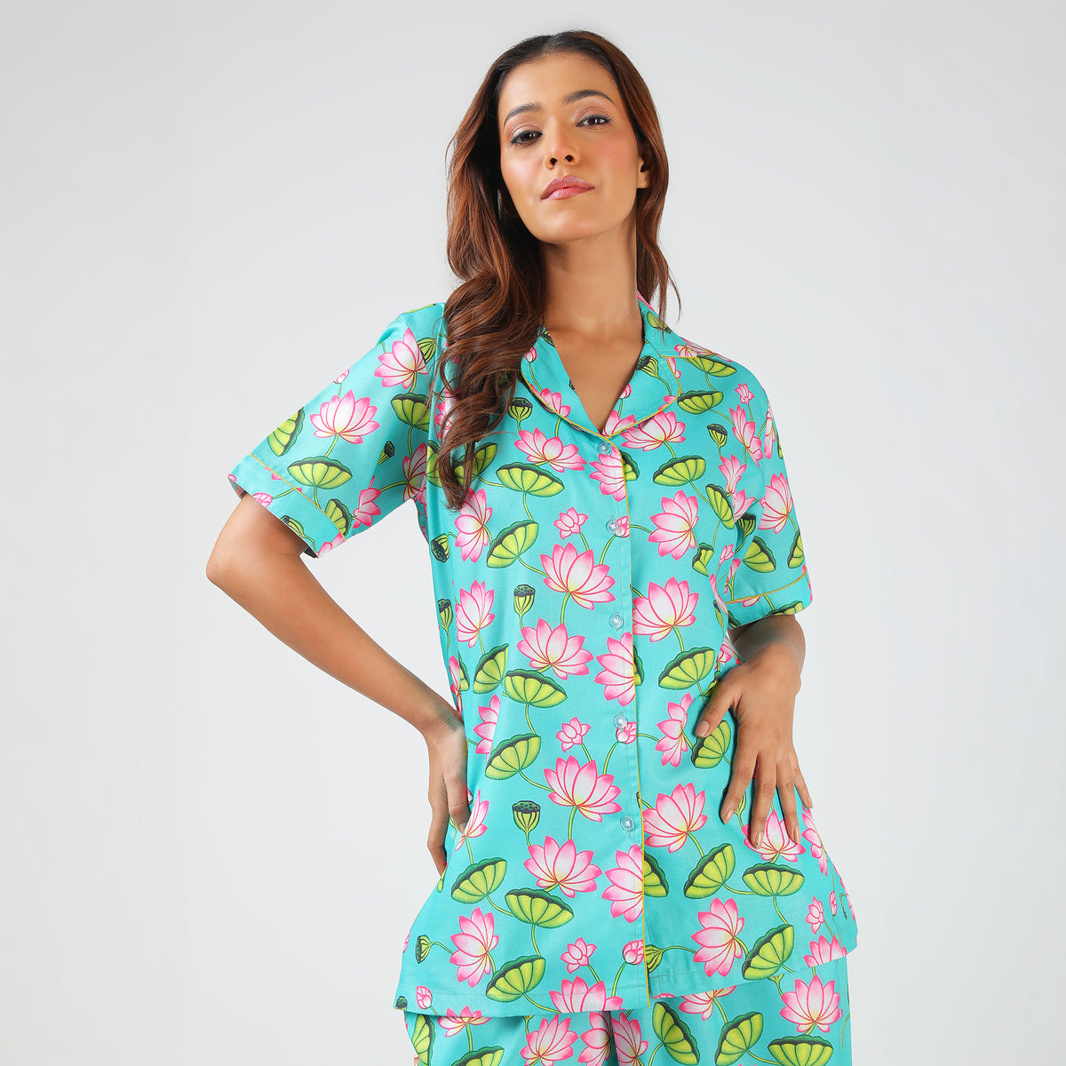 Lotus Pond Pajama Set