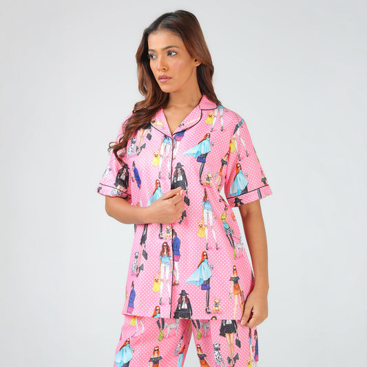 City Girl Pajama Set