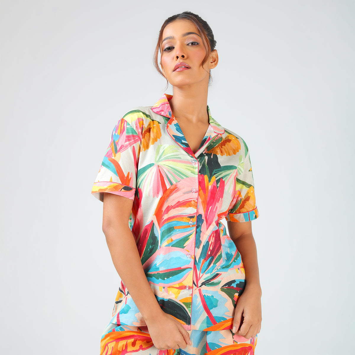Jungle Leaf Pajama Set