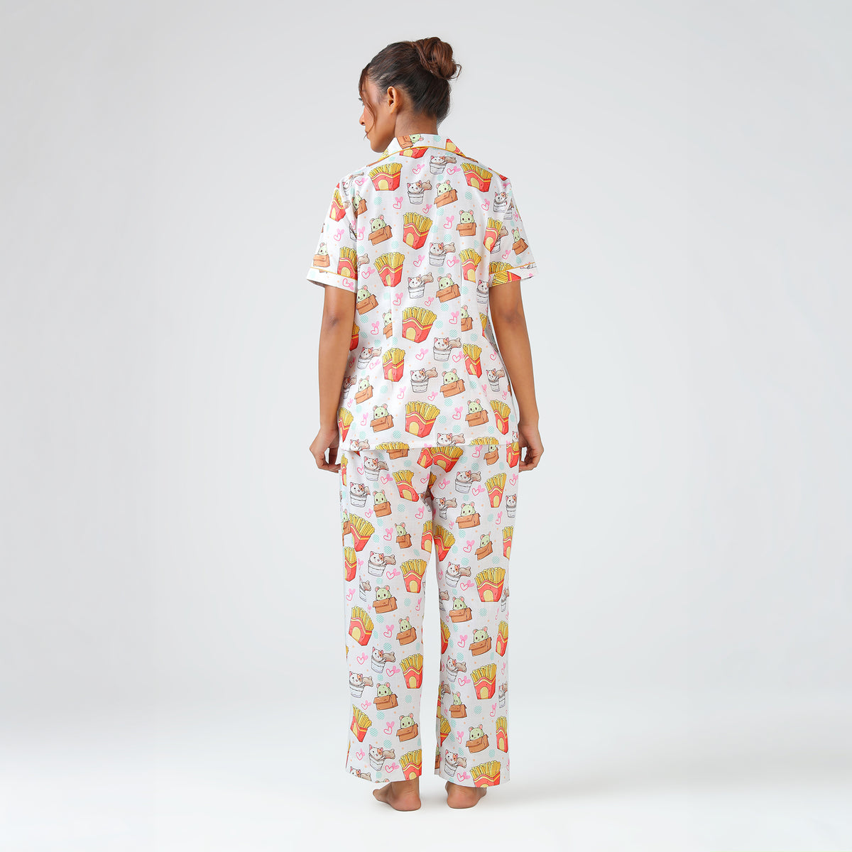 Snack Time Kitty Pajama Set
