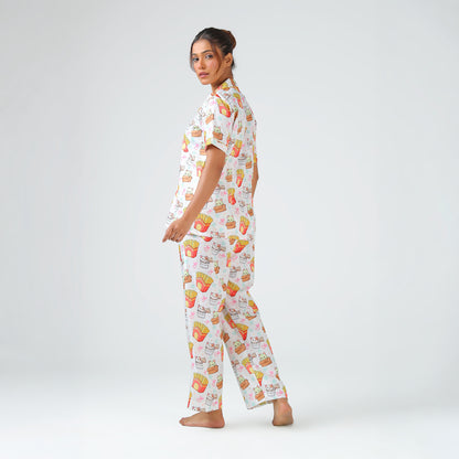 Snack Time Kitty Pajama Set