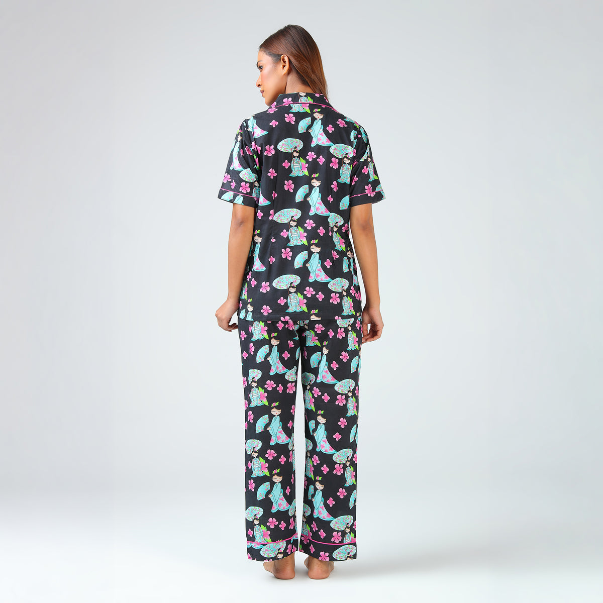 Midnight Bloom Pajama Set