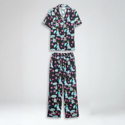 Midnight Bloom Pajama Set