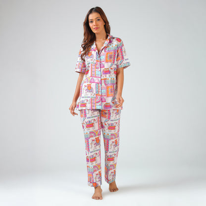 Royal Elephant Heritage Pajama Set